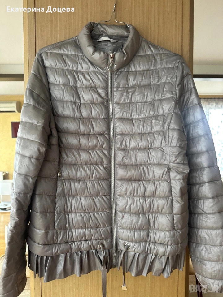 Вталено, сиво яке, снимка 1