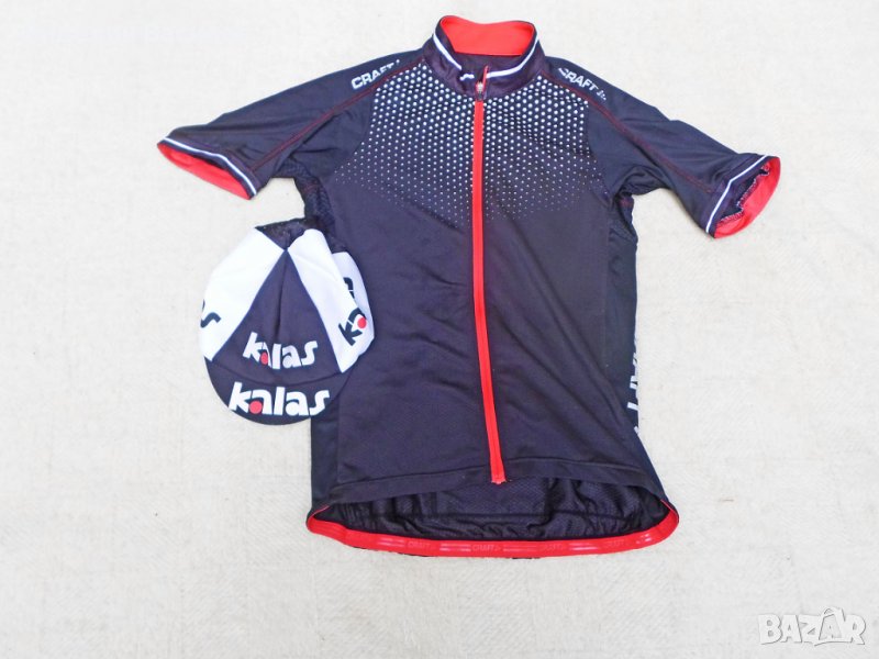 Колоездачна фланелка /джърси/"Craft" ,шапка, снимка 1