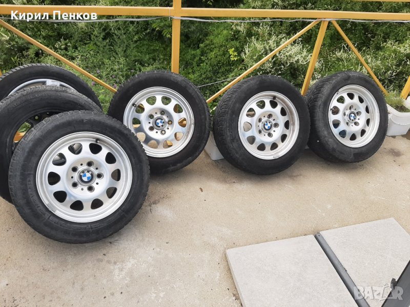 15" БМВ със зимни  гуми , снимка 1