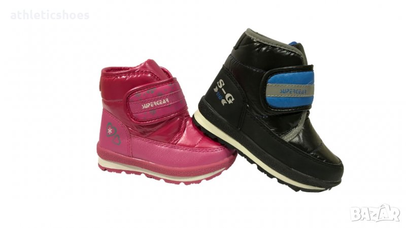 Бебешки апрески в синьо и розово-1083, снимка 1