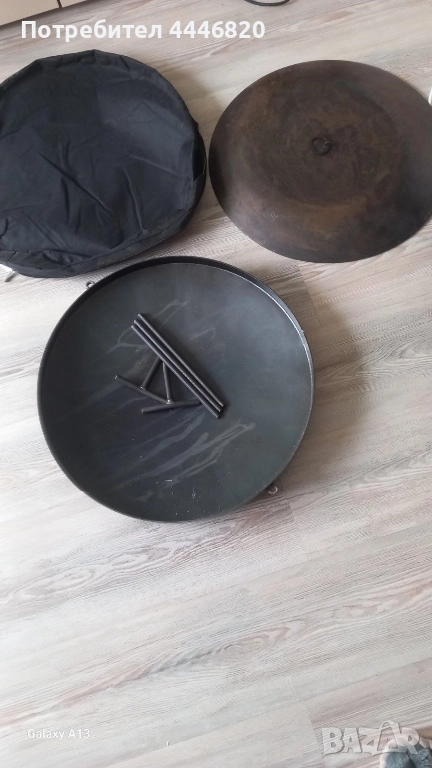 Комплект за готвене Метален диск с капак, снимка 1