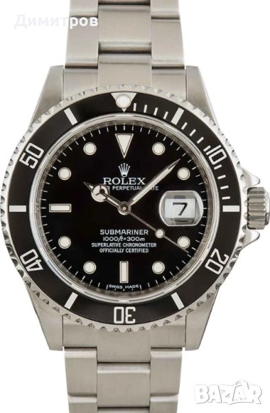 Rolex SUBMARINER Date Oyster Perpetual, engraved bezel - оригинал, снимка 1
