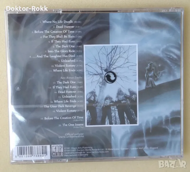 Unleashed – Where No Life Dwells 1991 & And The Laughter Has Died... + Demo Tracks [2001, CD], снимка 1