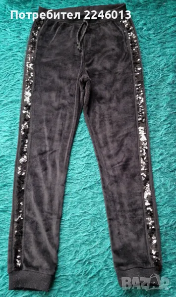 Плюшен панталон-8-9 год., снимка 1