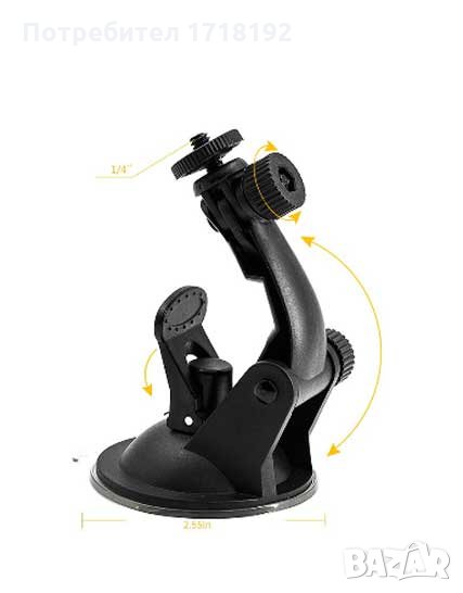 Вакуум стойка за кола за екшън камера Gopro,Eken h9 , SJ 4000, снимка 1