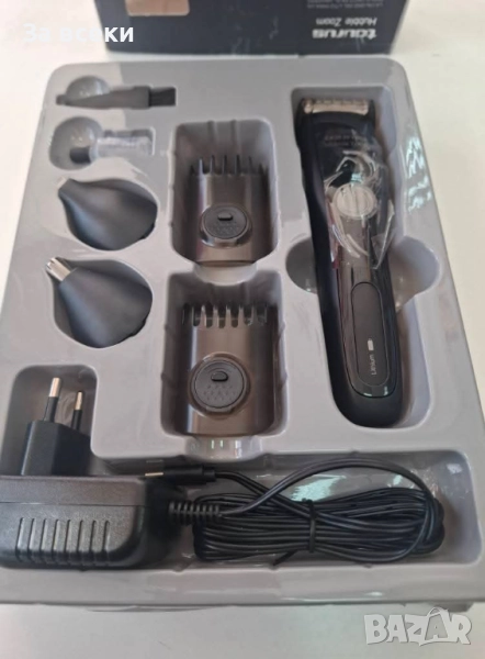 Тример за брада и коса Taurus HUBBLE ZOOM, WET & DRY, IPX6, острие от неръждаема стомана, обхват на , снимка 1