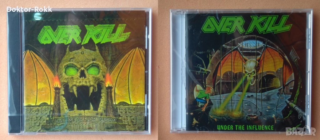 OVERKILL - CD - оригинални дискове, снимка 1