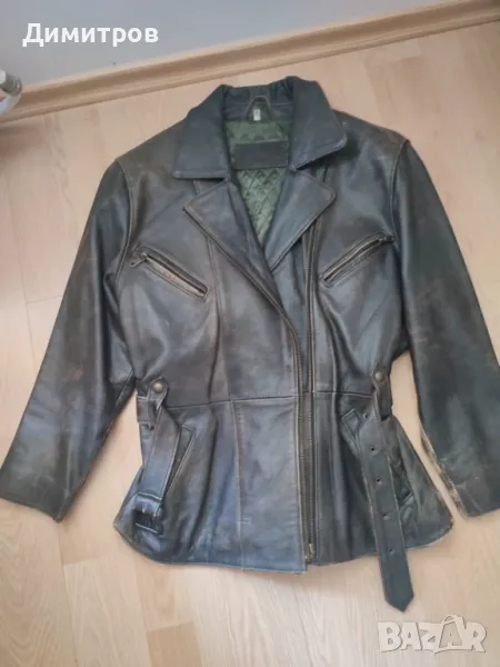 Дамско кожено яке, снимка 1