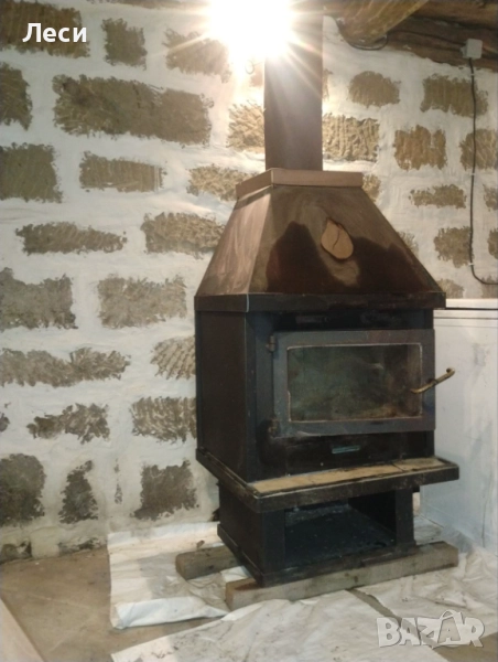 Голяма камина-печка за дърва, снимка 1