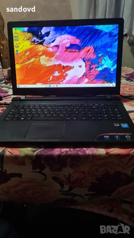 Лаптоп LENOVO idea pad 100 цена 140лв, снимка 1
