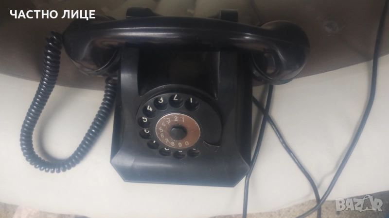 Стар бакелитов телефон Ворошилов 1950г, снимка 1
