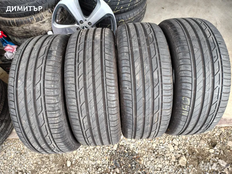4бр.летни BRIDGESTONE 215 55 17 Dot18 цена за брой, снимка 1