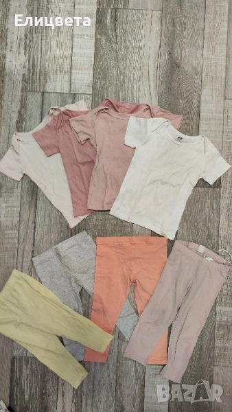 Комплект 4бр блузкиHM и клинове( къс ръкав), снимка 1
