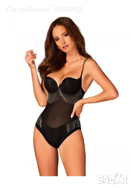 Секси боди в черен цвят Milladis Obsessive, снимка 1