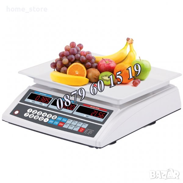 Електронен кантар до 40 кг с пластмасова тарелка, снимка 1