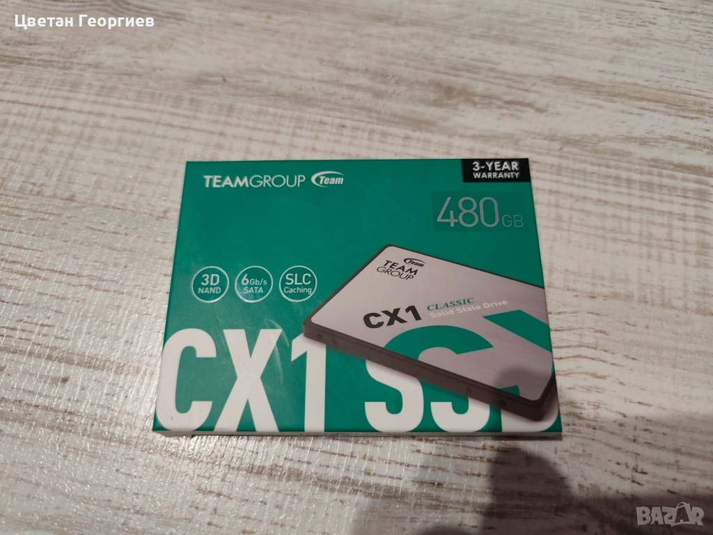 Продавам SSD TeamGroup CX1 480Gb - нов, снимка 1