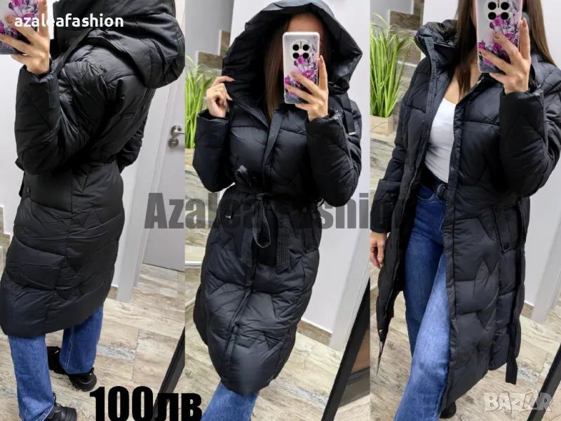 Дълго зимно яке цветове, снимка 1