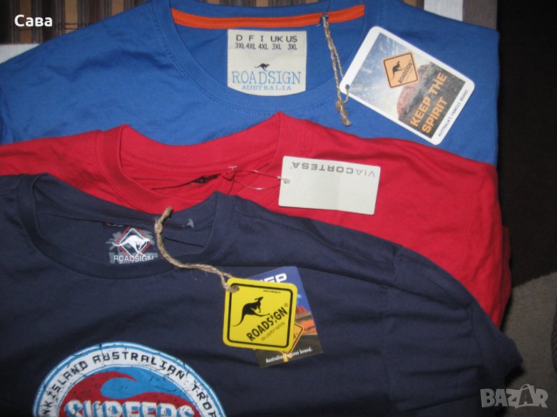 Тениски ROADSIGN,VIA CORTESA  мъжки,2-3-4ХЛ, снимка 1