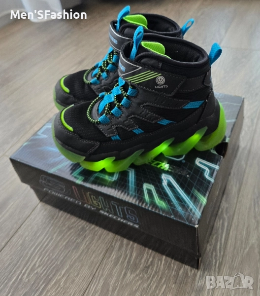Skechers Lights - светещи боти обувки, снимка 1