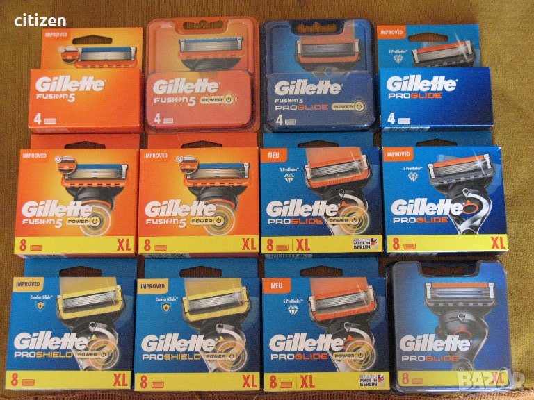 GILLETTE Fusion Proglide,Proshield,Power , снимка 1