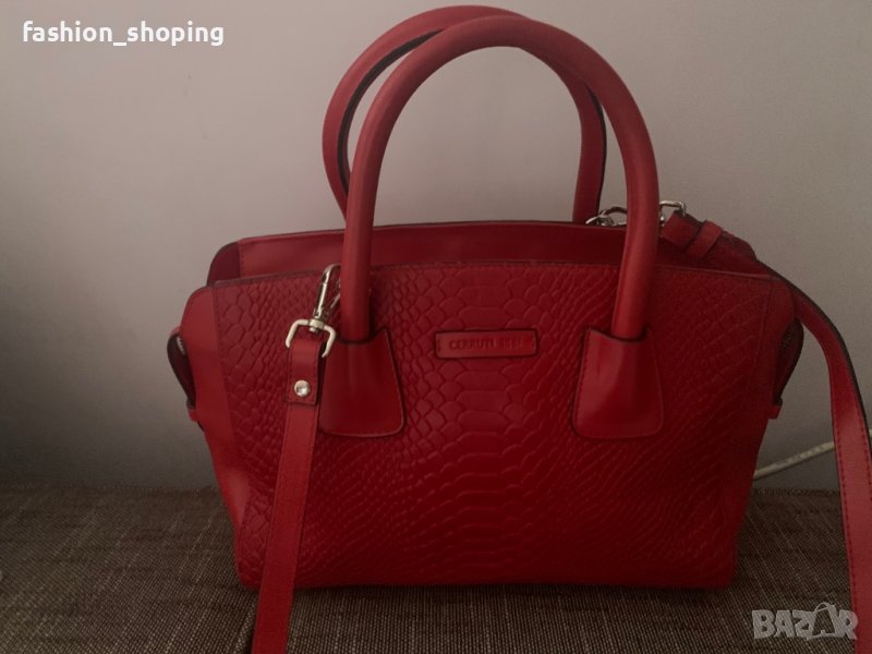 Дамска чанта Cerruti 1881, естествена кожа, снимка 1