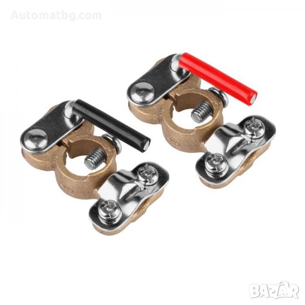 Комплект клеми Automat, Клеми месингови, 2 броя, 600A, снимка 1