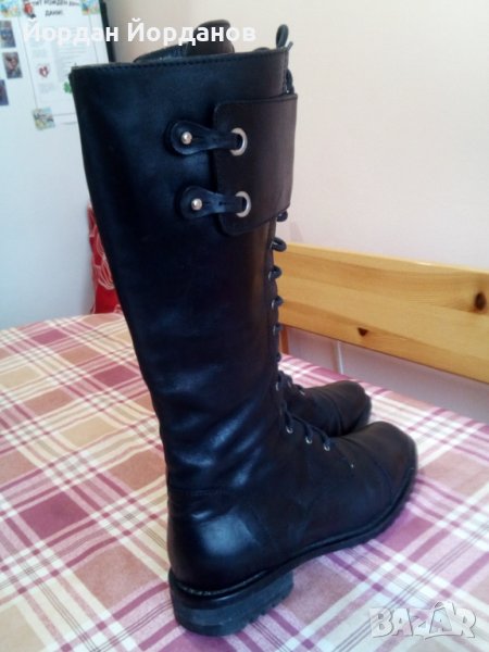 Дамски кожени ботуши 40 номер, снимка 1