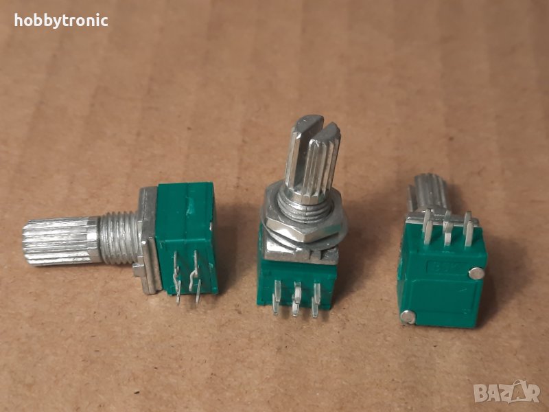 Миниатюрни стерео потенциометри 5К, 50К, снимка 1