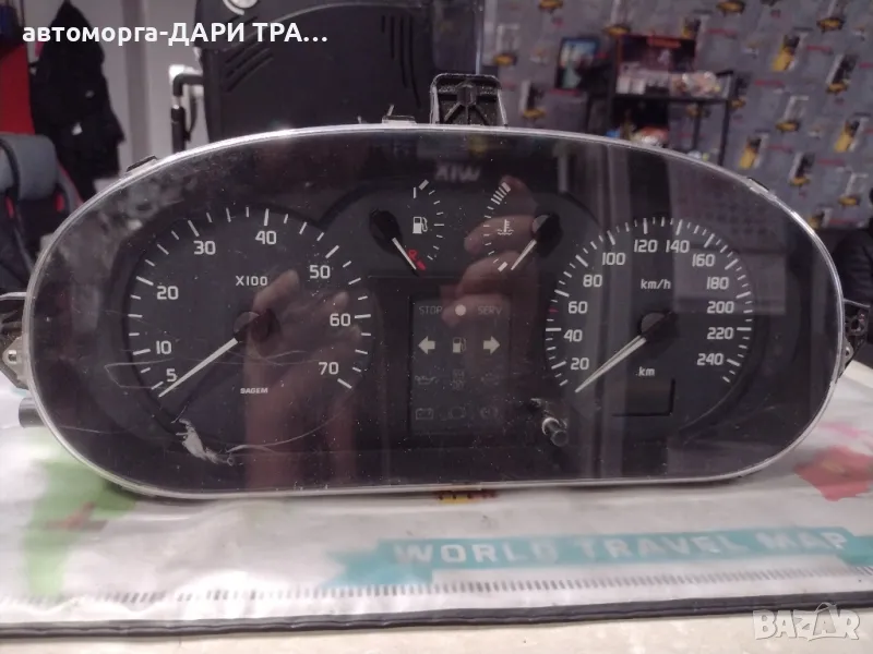 Табло уредно (километраж)за Рено Сценик бензин 2000г. , снимка 1