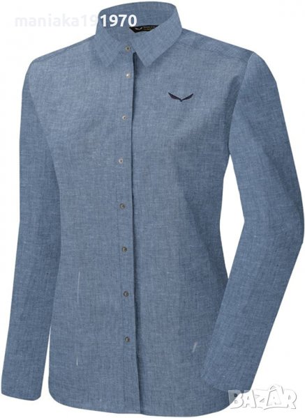 Salewa Women's Fanes Linen W SRT Long Sleeve Shirt (L) дамска ленена спортна риза, снимка 1