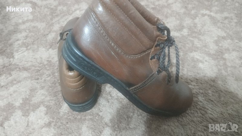 GERBA-работни боти 46 номер-естествена кожа-маслоустойчиви, снимка 1