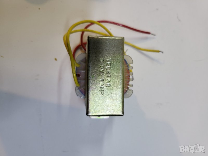 Трансформатор, захранване  9 волта  - 1  ампера, снимка 1