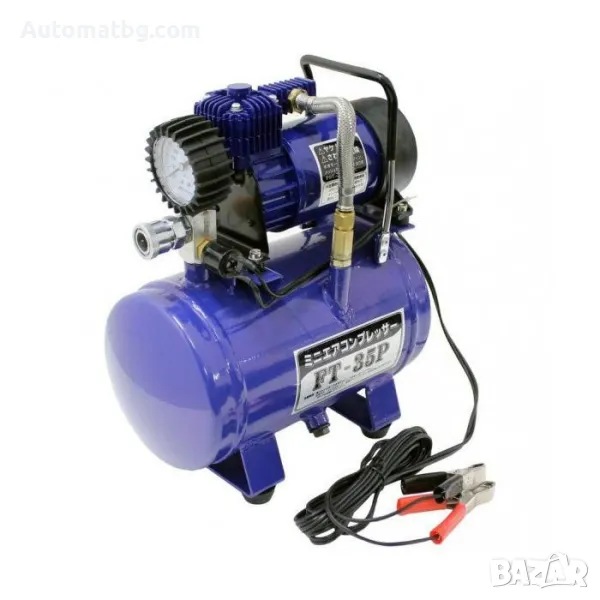Авто компресор Automat, С бутилка 3L, 12V, снимка 1
