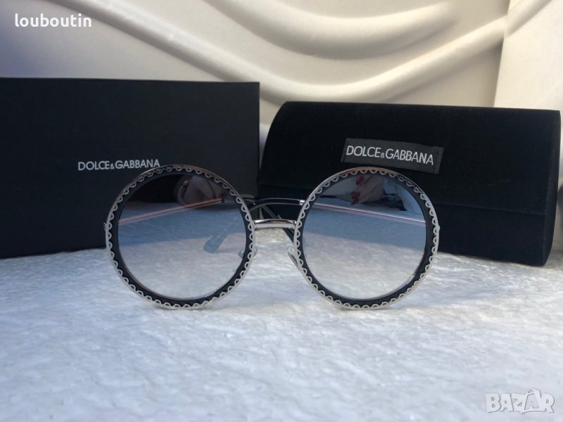 Dolce & Gabbana DG Дамски слънчеви очила кръгли овални, снимка 1