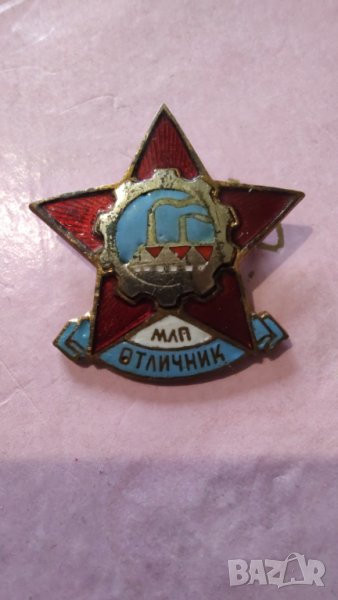 Значка отличник, снимка 1