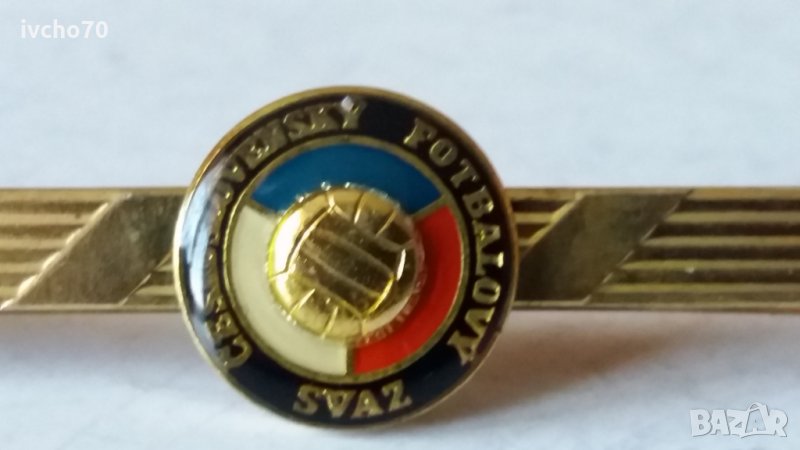 Футболна игла за вратовръзка - Чешка , снимка 1