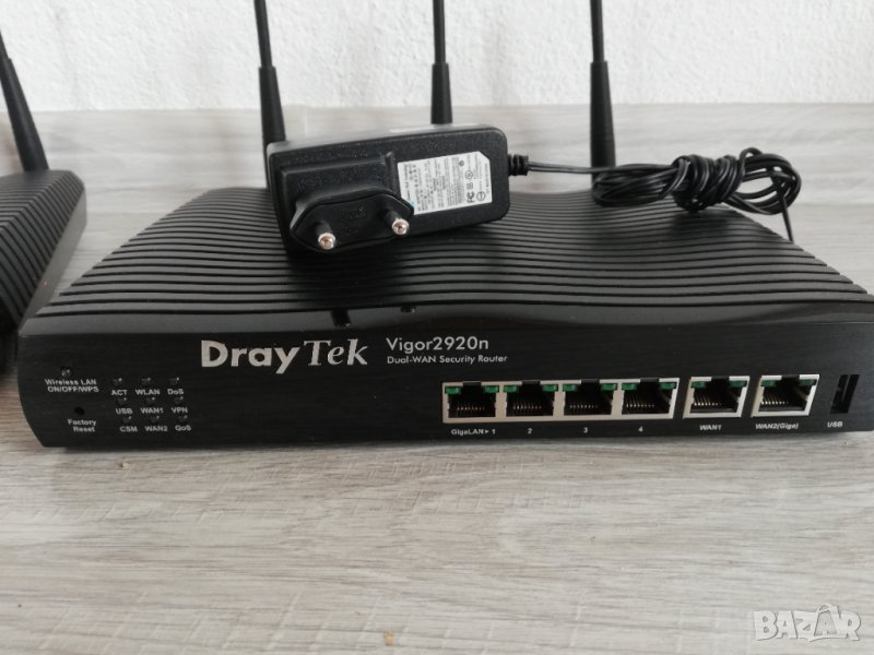 DrayTek Vigor 2920n Dual-WAN security router Firewall, снимка 1