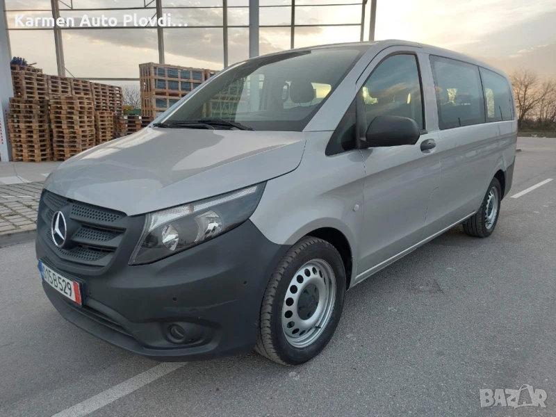 Пътнически бус, 8 места, Мерцедес Вито Турър, луксозното изпълнение с всички екстри, климатроник, снимка 1