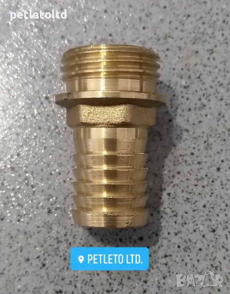 Щуцер 1/2" Х Ф 16 мм, снимка 1