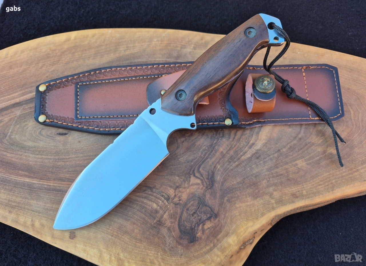 Ловен нож,фултанг с кожена кания LN431, снимка 1