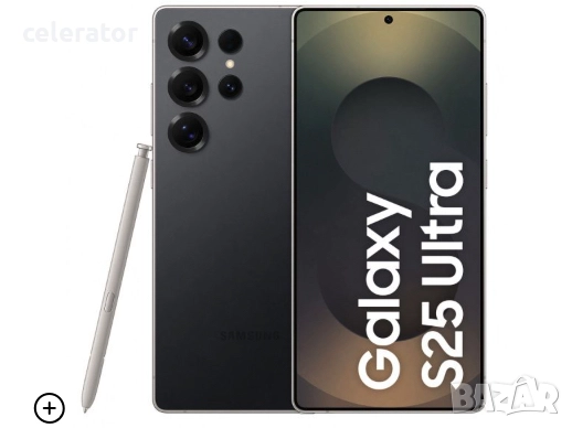 Samsung Galaxy S25 Ultra,512GB,12GB Jet Black –Чисто нов, 24m Гаранция, снимка 1