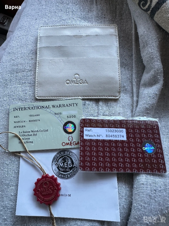 Документи за OMEGA, снимка 1