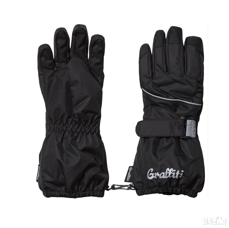Детски ски ръкавици Graffiti 8-10 години, снимка 1