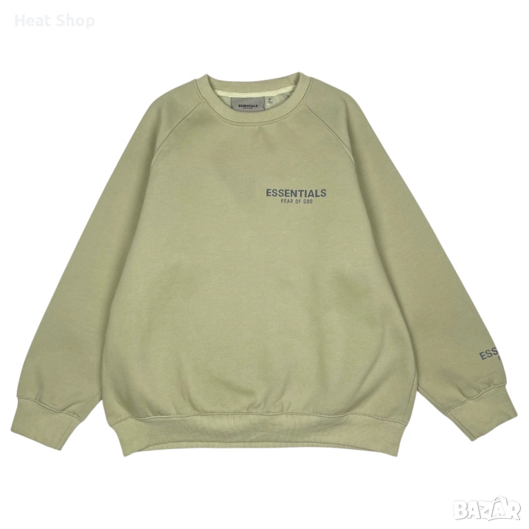 Мъжка блуза Fear Of God Essentials Reflective Logo Sweatshirt, снимка 1