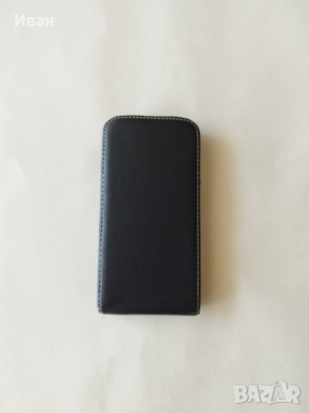 Кожен калъф с вертикално отваряне за смартфон HTC Desire 310 - само по телефон!, снимка 1