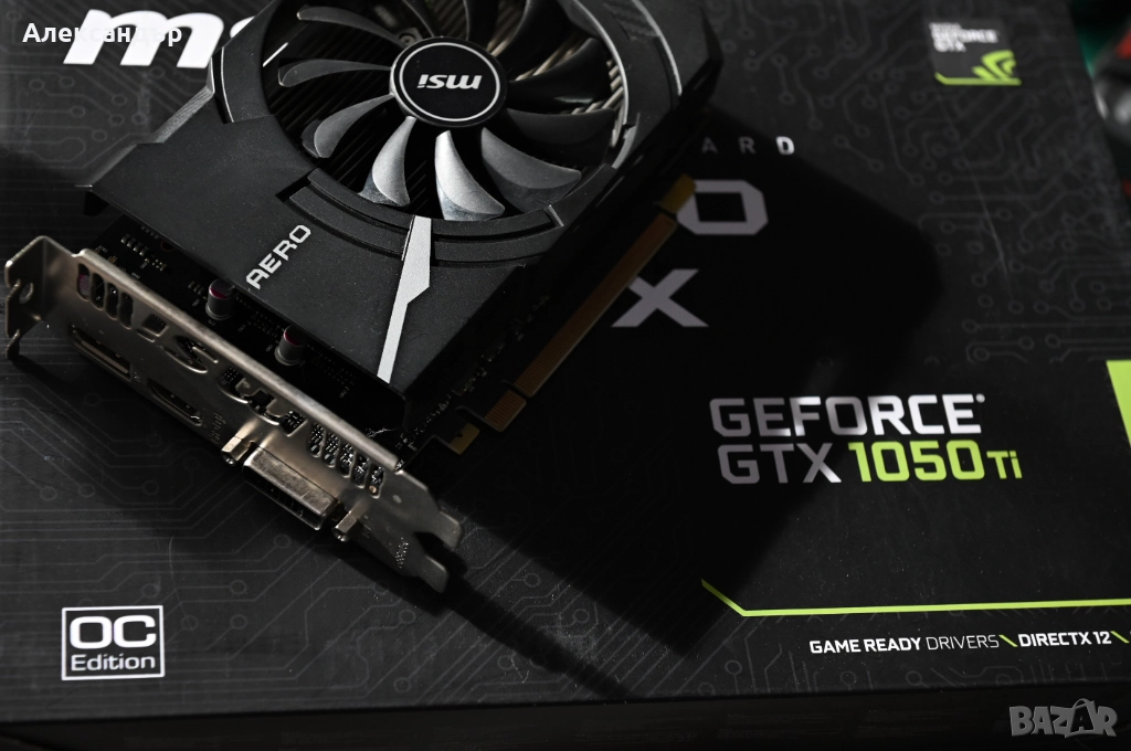 Видеокарта NVIDIA GeForce GTX 1050 Ti, снимка 1