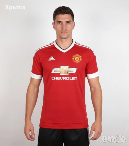 Adidas Manchester United - Оригинална мъжка футболна тениска размер M, снимка 1