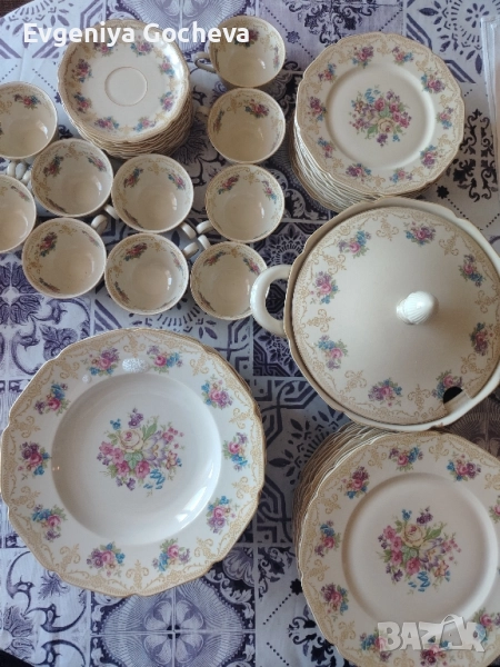 Heinrich Selb Колекционерски висококачествен баварски порцеланов серви, снимка 1