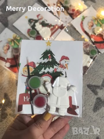коледни фигурки за оцветяване , снимка 4 - Рисуване и оцветяване - 47874279
