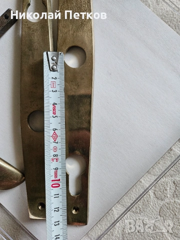 Месингови дръжки за секретна брава, снимка 3 - Други - 54164430